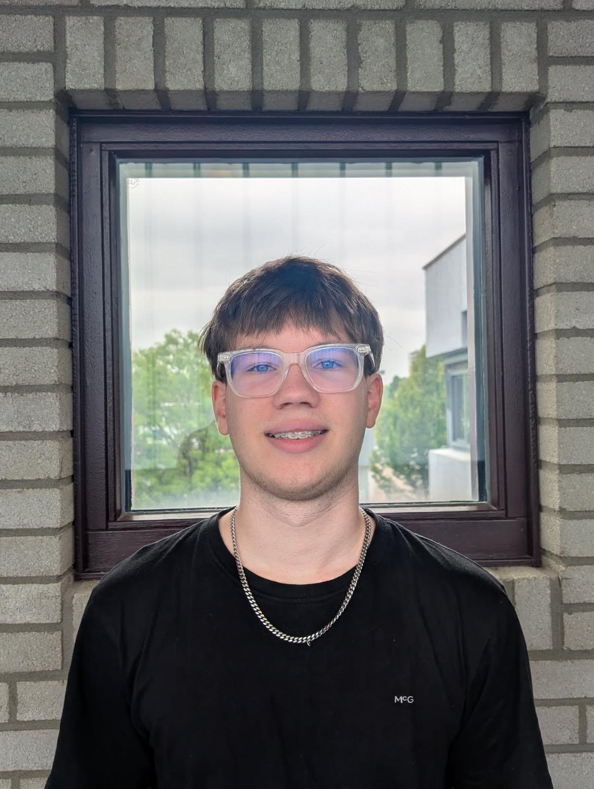 Bram Grippeling met de Den Helder Suns
